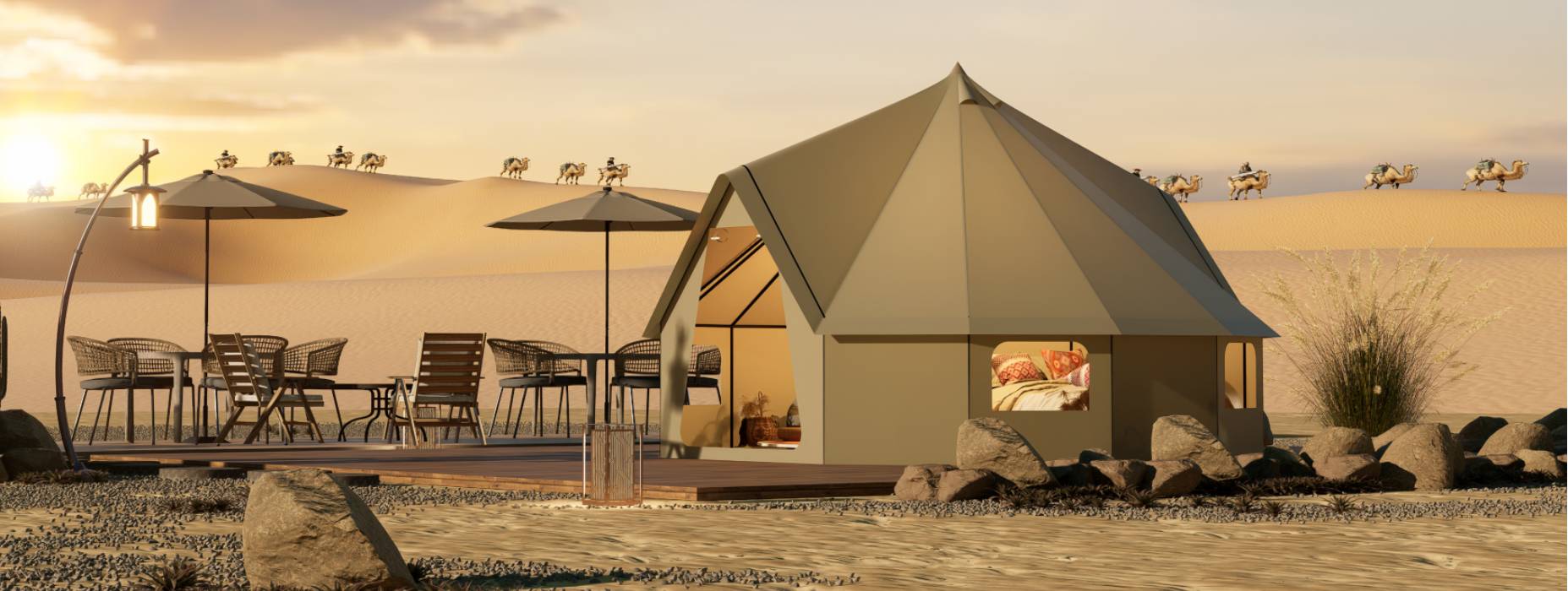 建平县露营酒店帐篷产品